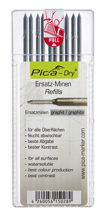 Pica 4030 Dry Refill Set Graphite 2B