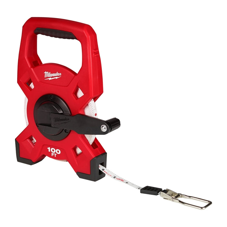 Milwaukee 48-22-5201 100 Ft. Steel Open Reel Long Tape Measure