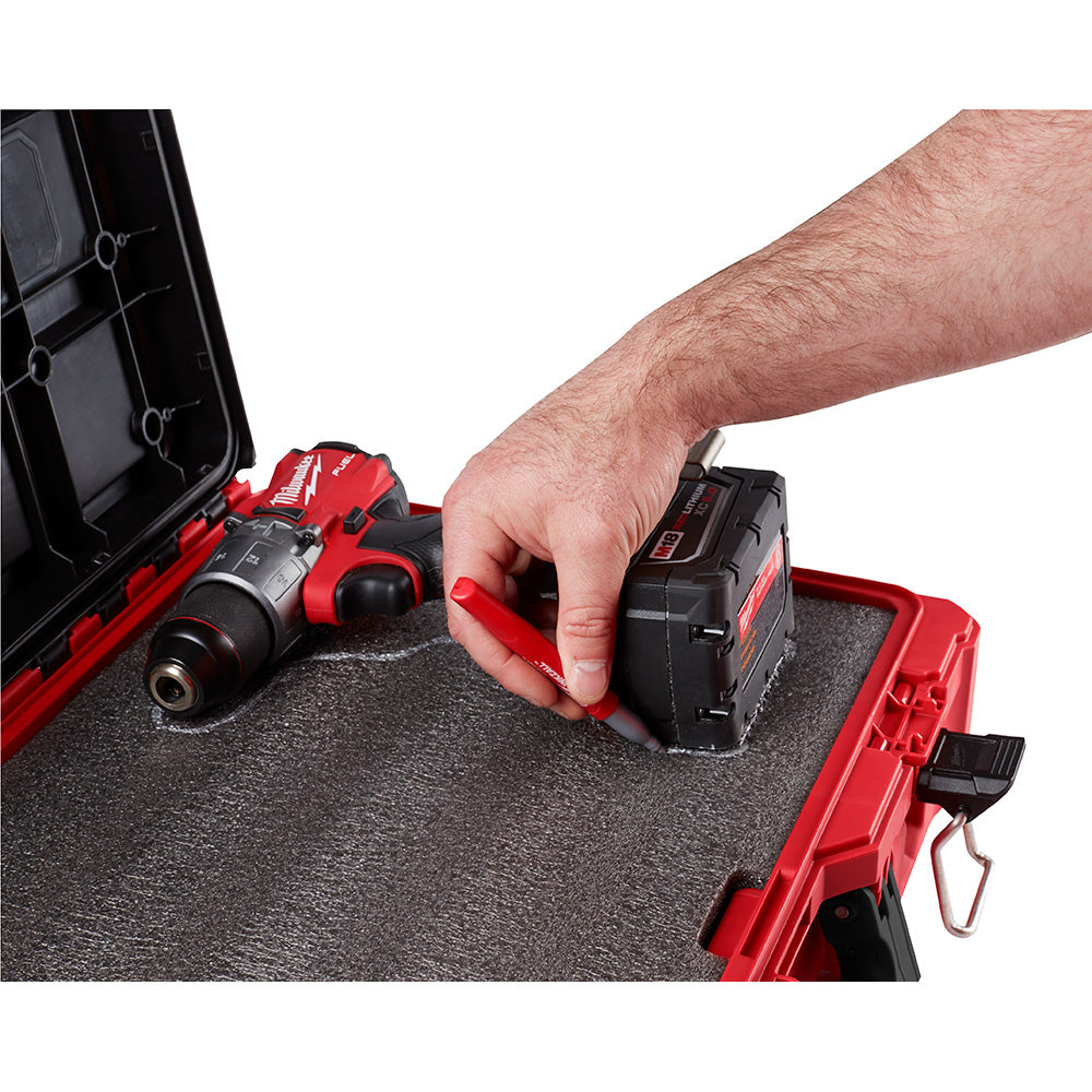 Milwaukee 48-22-8450 PACKOUT Tool Case with Foam Insert