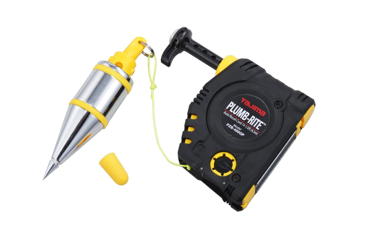 Tajima PZB-400GP Plumb-Rite 14-Ounce Bob Setter with Steel Reinforced Pin Striker