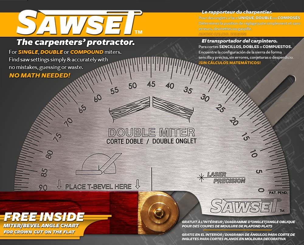 Sawset Miter Saw Protractor