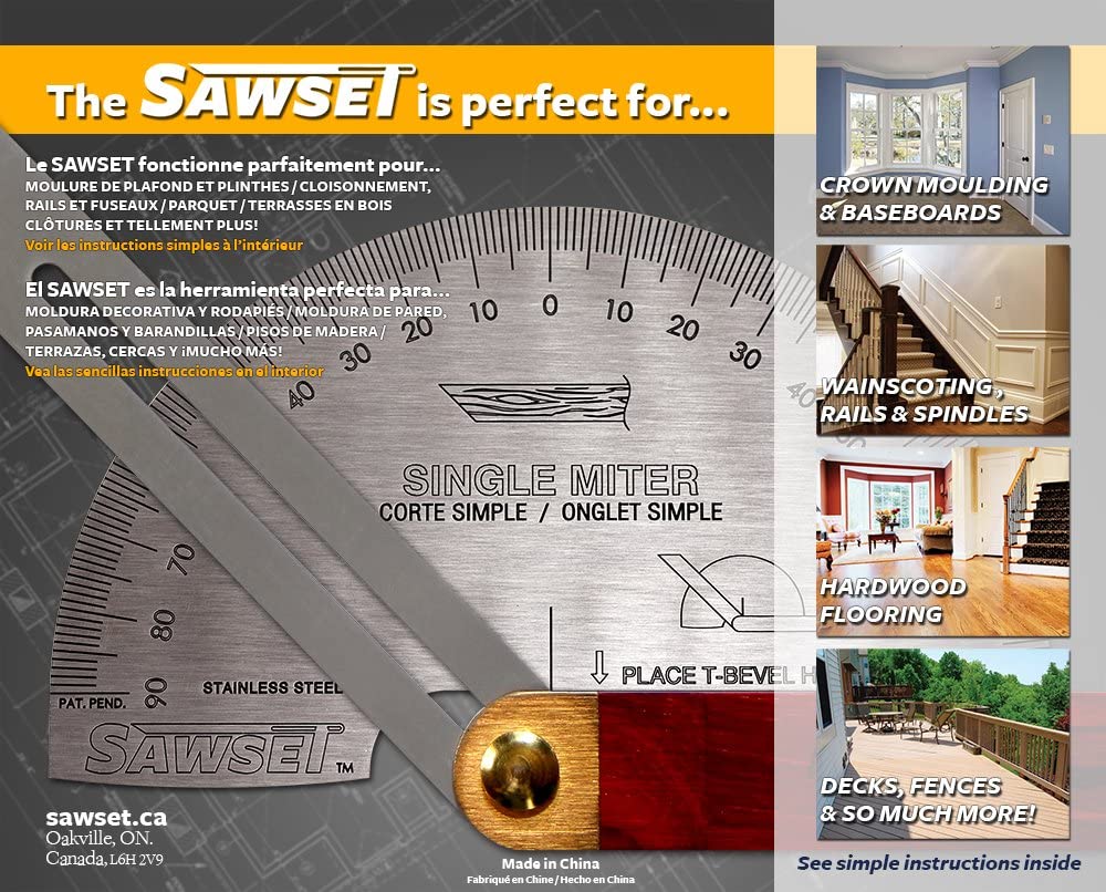 Sawset Miter Saw Protractor